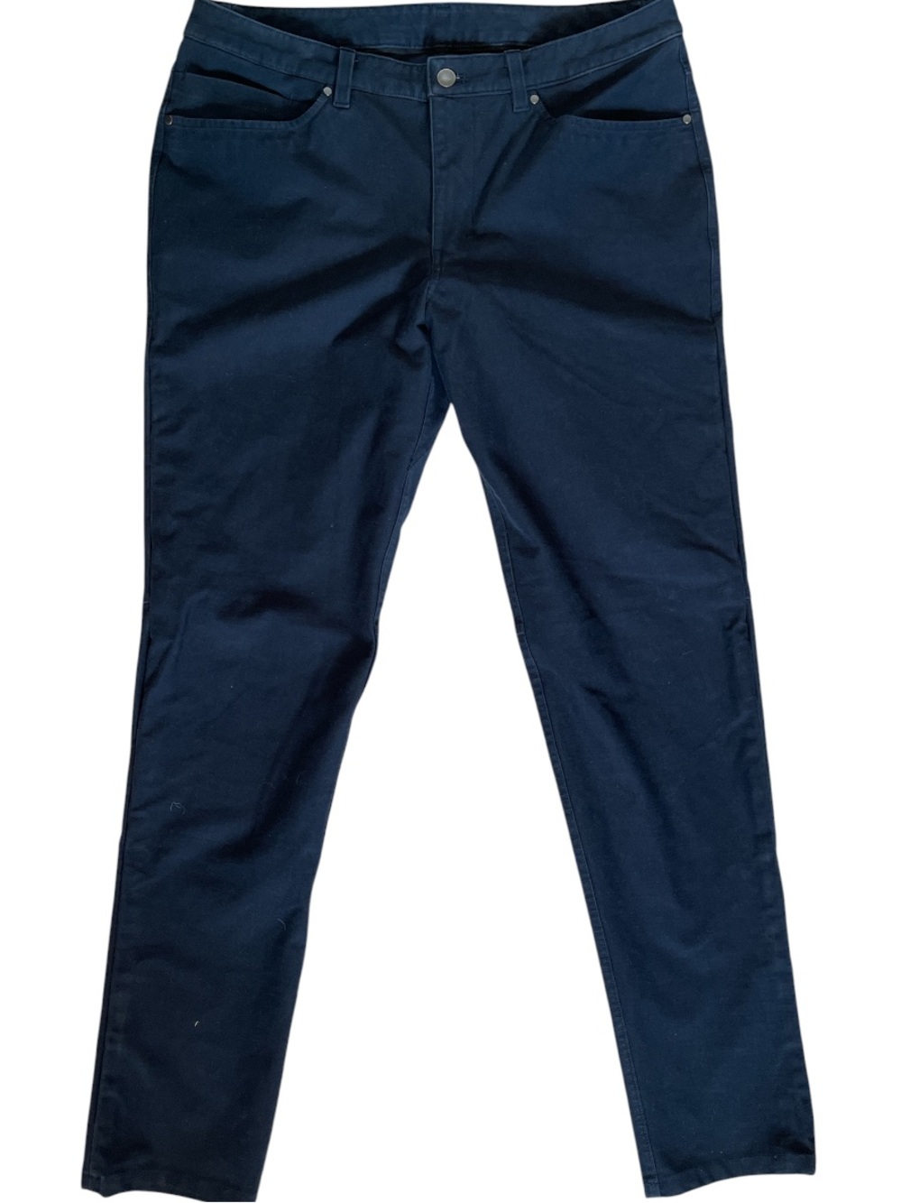 Lululemon ABC Utilitech Canvas Stretch 5 Pocket Pants Blue Mens Sz 34” x 32”